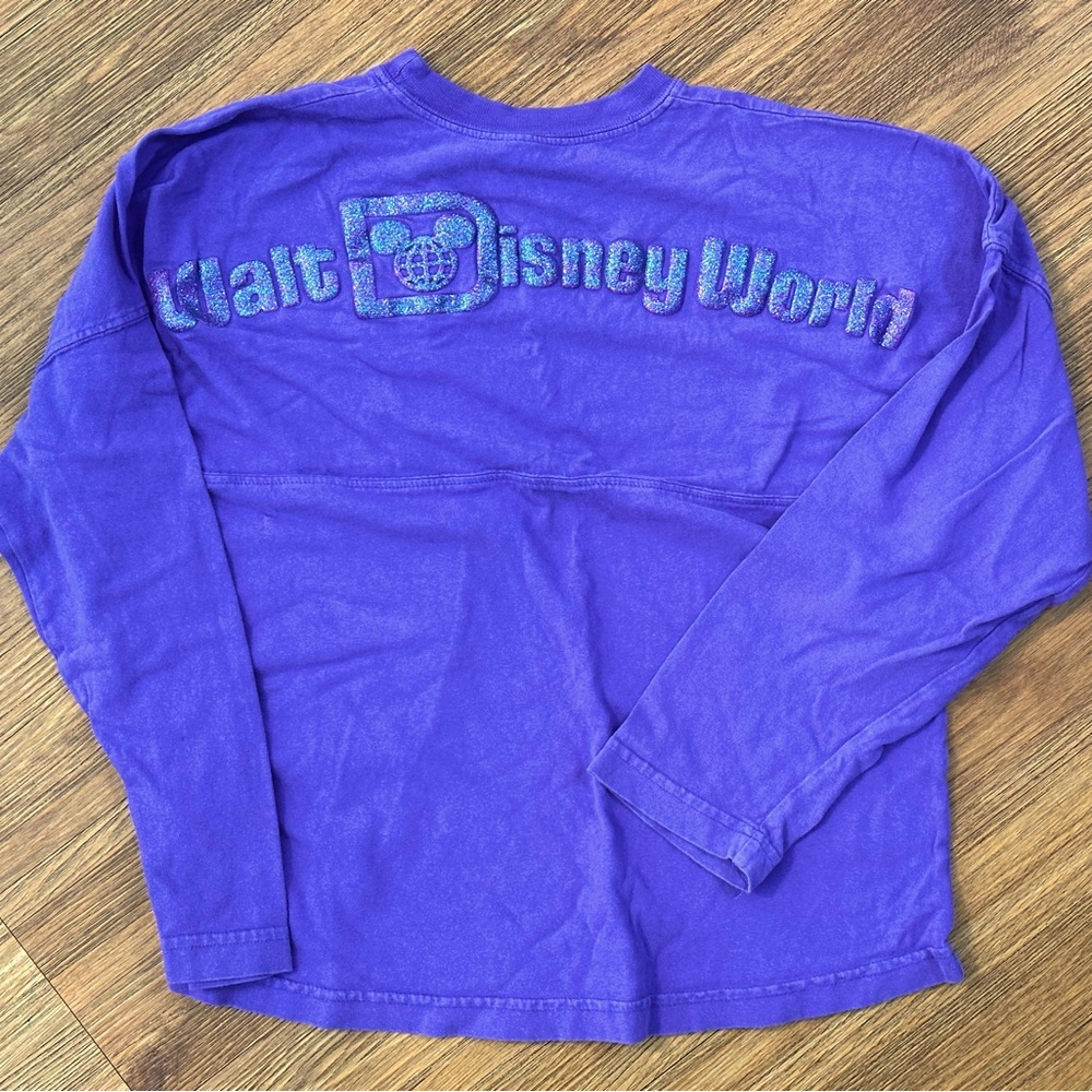 Disney Parks Purple Glitter Spirit Jersey - Youth XL